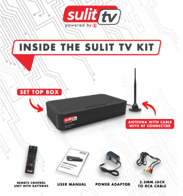 Sulit TV powered by TV5, Digital TV Receiver